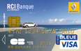 carte carte bleue Visa Renault
